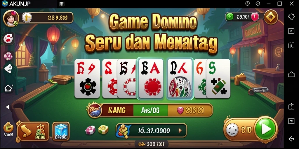 Tangkapan layar gameplay AKUNJP yang menarik dan interaktif.
