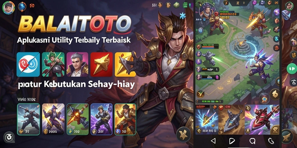 Tampilan antarmuka BALAITOTO yang simpel dan intuitif.
