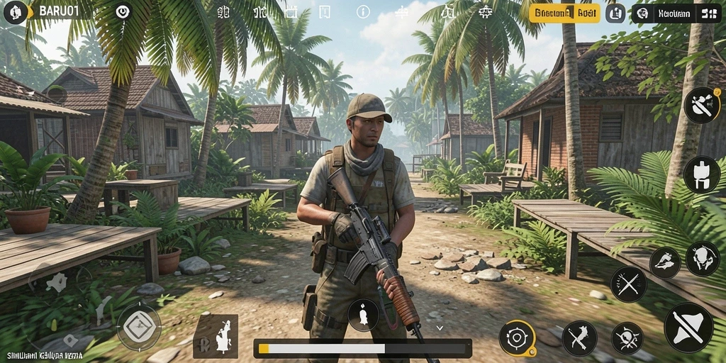 Tampilan gameplay <strong>BARU01</strong> yang memukau dan realistis dalam simulasi kehidupan.