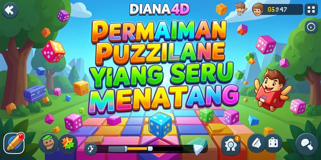 Tampilan gameplay menarik dari DIANA4D yang penuh tantangan.