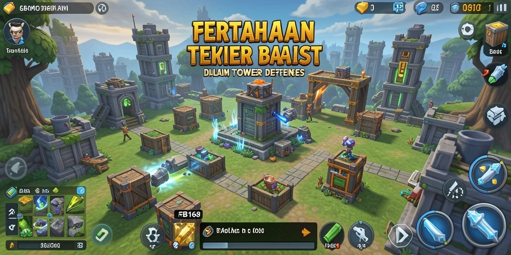 Gameplay Tower Defense mendebarkan dan grafis yang menakjubkan di FB168.