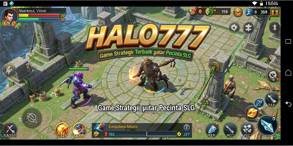 Screenshot gameplay HALO777 yang menampilkan suasana pertempuran strategis.