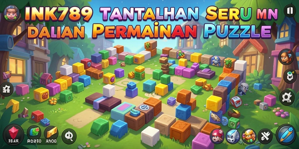 Tampilan gameplay seru dan penuh tantangan dalam INK789.