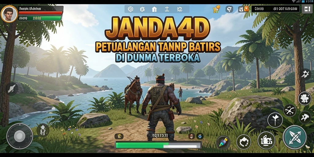 Tampilan gameplay mengesankan di dunia terbuka JANDA4D.