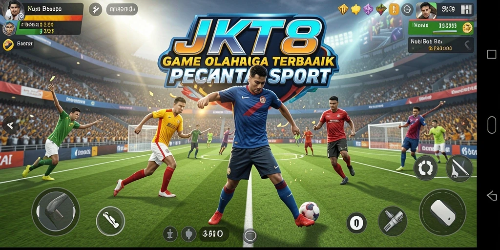 Tampilan gameplay JKT8 yang mendebarkan dengan berbagai olahraga.