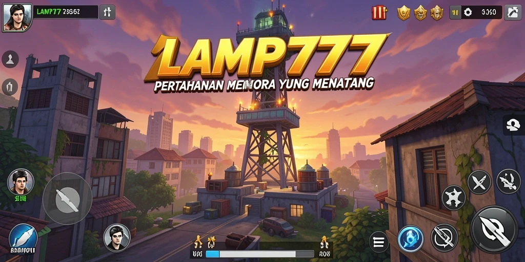 Screenshot dari gameplay action Tower Defense di LAMPU777.