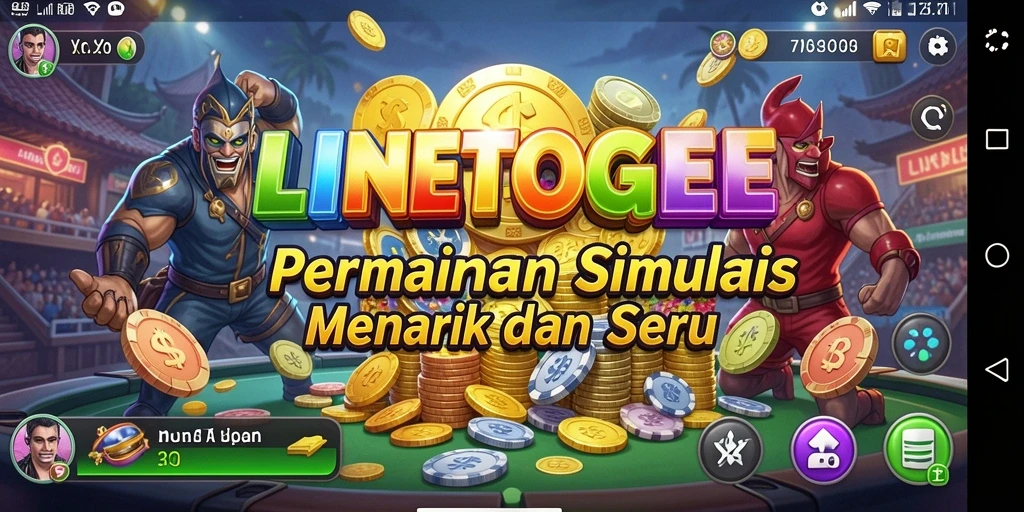 Tampilan gameplay menarik di LINETOGEL dengan interaksi seru.