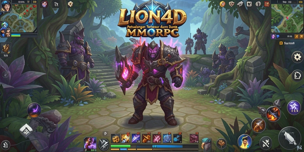 Gameplay menarik dalam dunia MMORPG LION4D dengan grafis menawan.