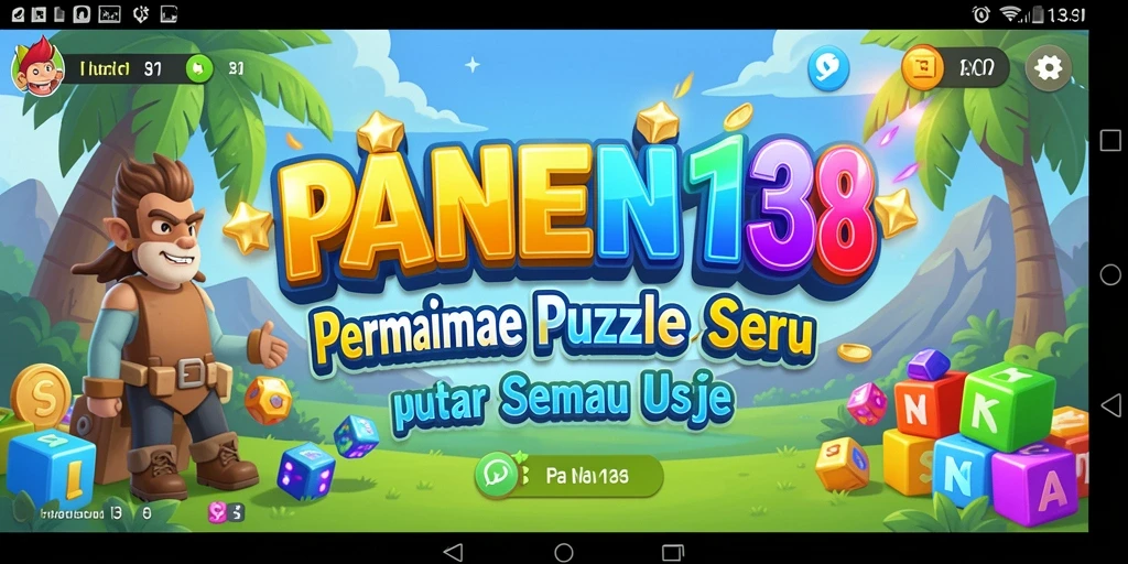 Screenshot utama dari gameplay Puzzle yang seru di PANEN138.