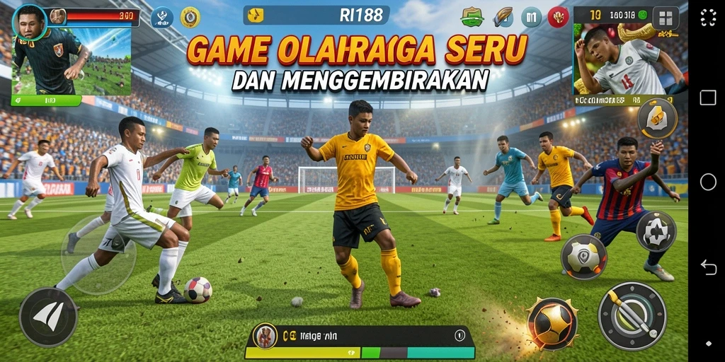 Tampilan gameplay seru dan interaktif dalam RI188.