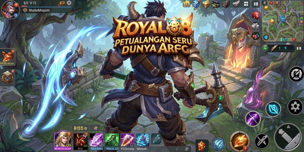 Tampilan aksi seru dalam gameplay ARPG ROYAL88