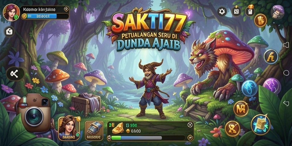 Tampilan gameplay SAKTI77 yang menarik dan penuh warna.